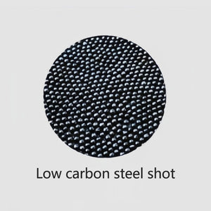 Low carbon steel shot