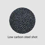 Low carbon steel shot